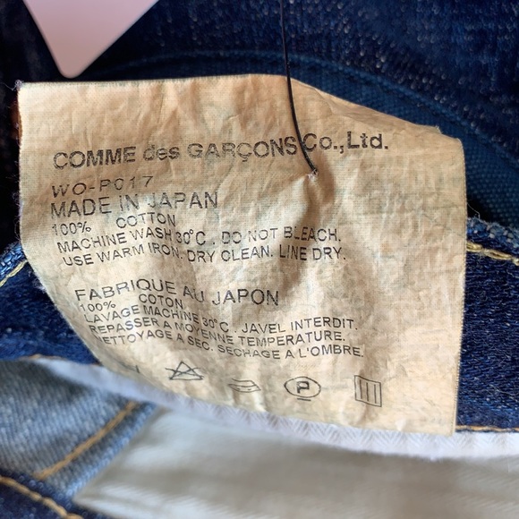 Junya watanabe double pocket, scarf pocket segment salvage jeans - Picture 10 of 13